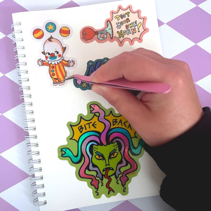 Chaotic Collector reusable sticker book