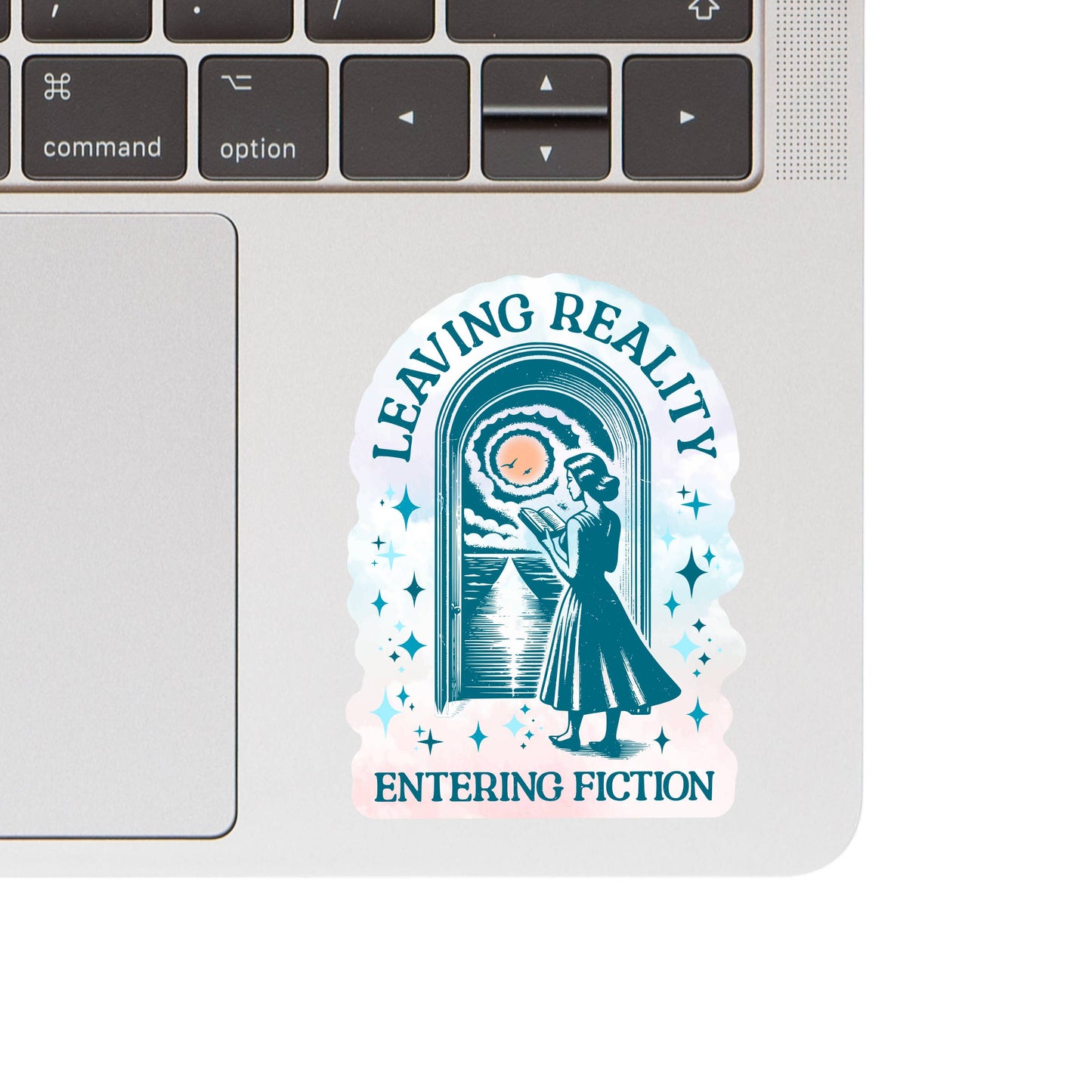 Book Lover Reading Escape Vinyl Sticker