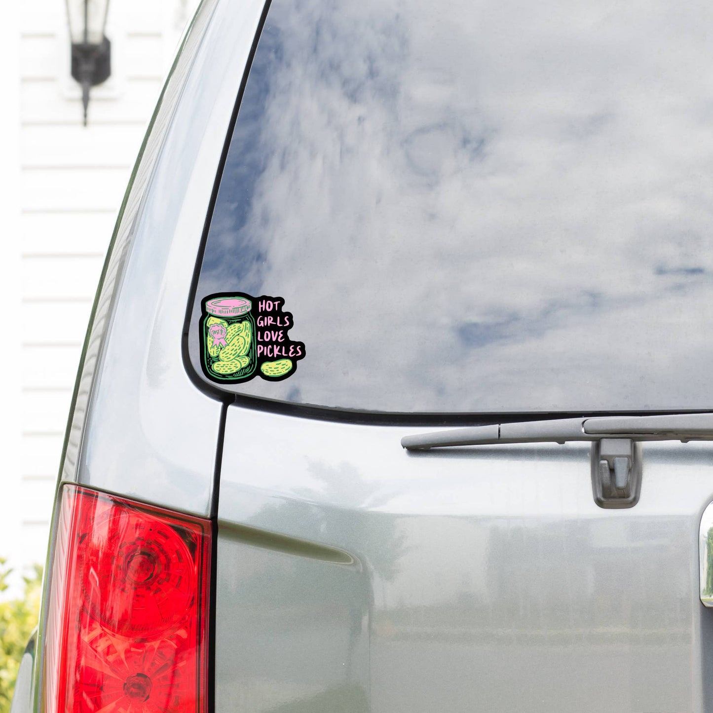 Hot Girls Love Pickles Vinyl Sticker