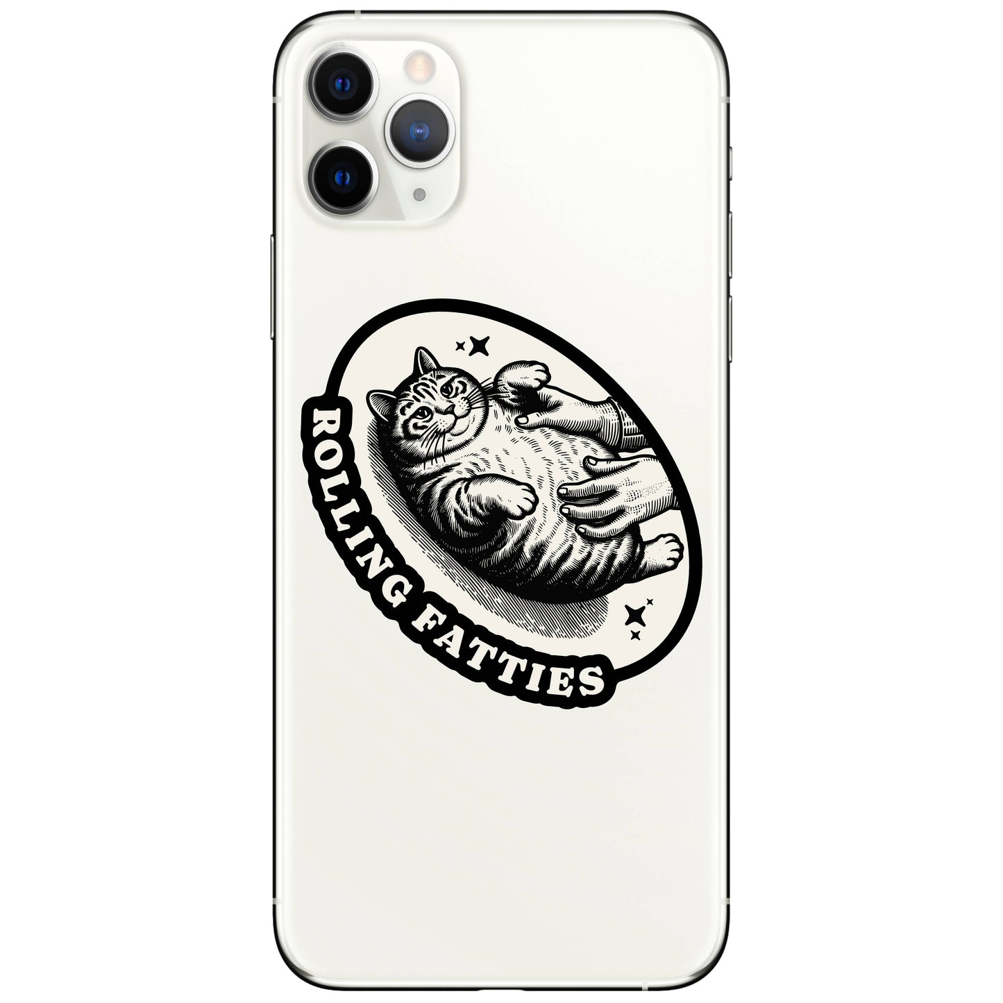 Fat Cat Rolling Fatties Vinyl Sticker