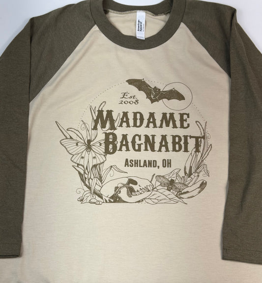 MB Curiosities unisex raglan shirt