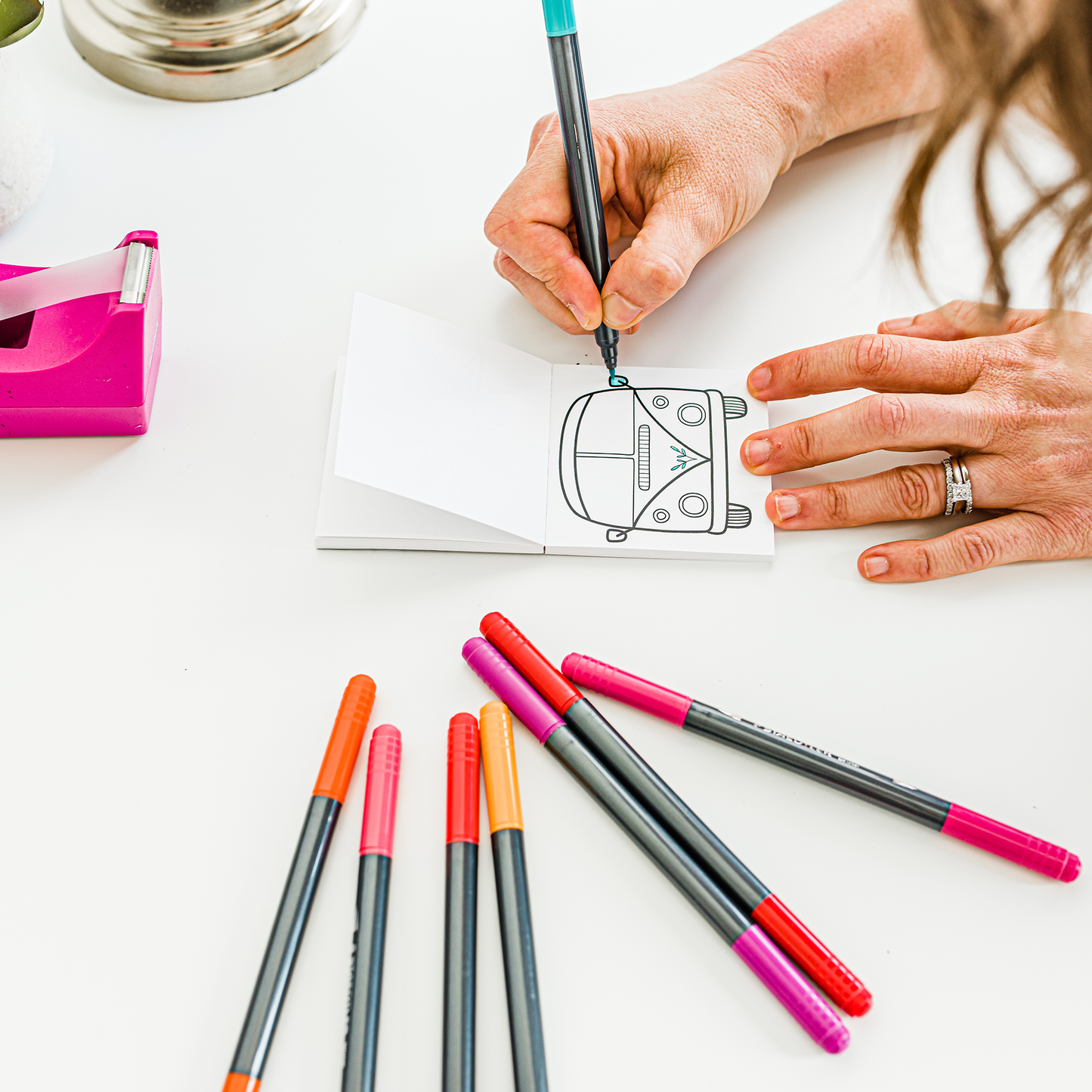 Little Moments Easy Tear mini Coloring Book
