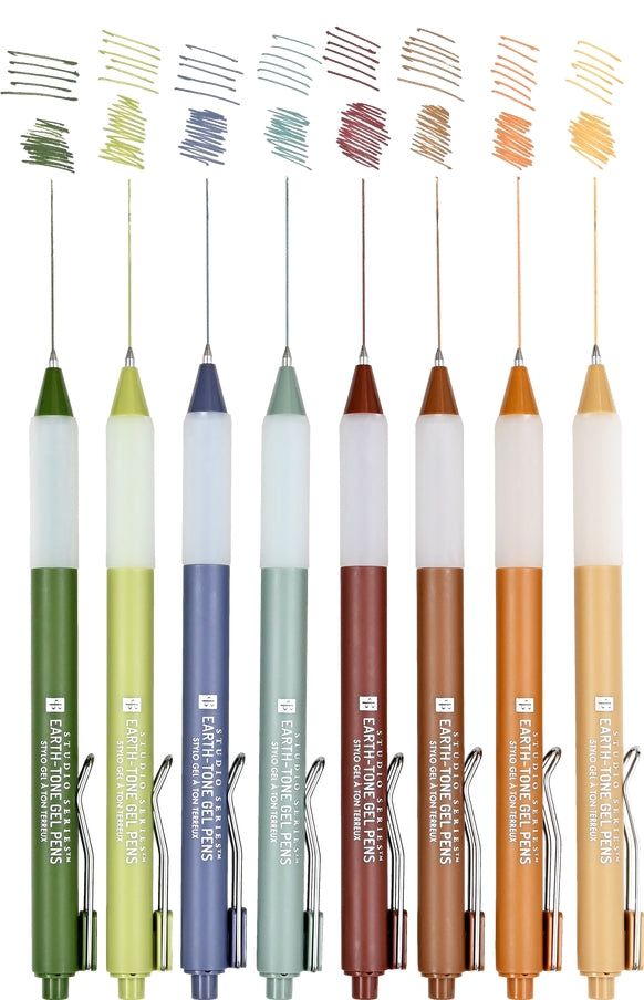 Earth Tone gel pens