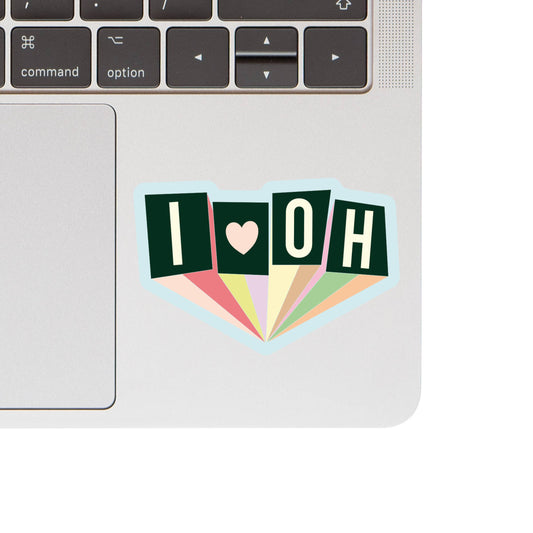 I love Ohio vinyl sticker