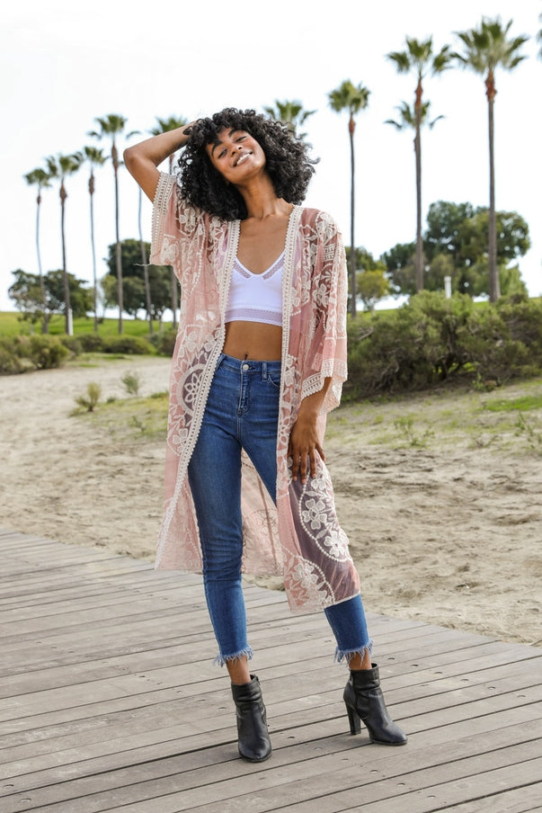 Bohemian Lace cover up