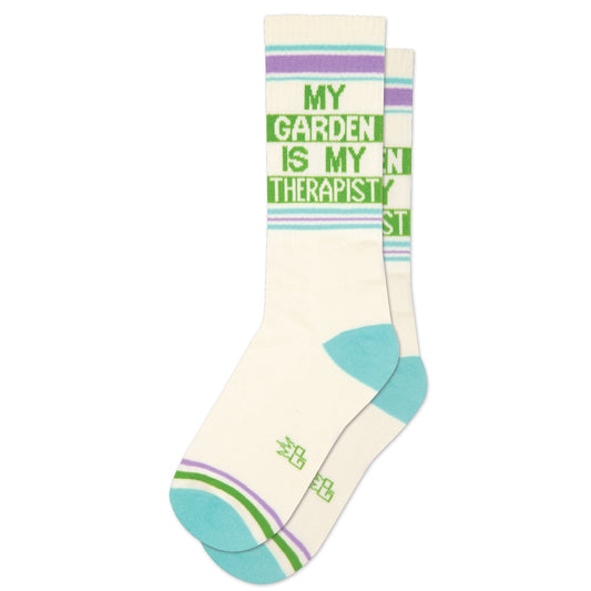 My Garden is my Therapist socks