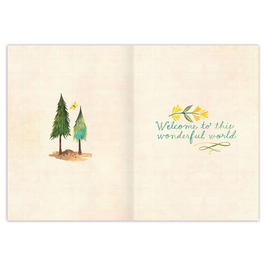 Fawn new baby card - Katie Daisy