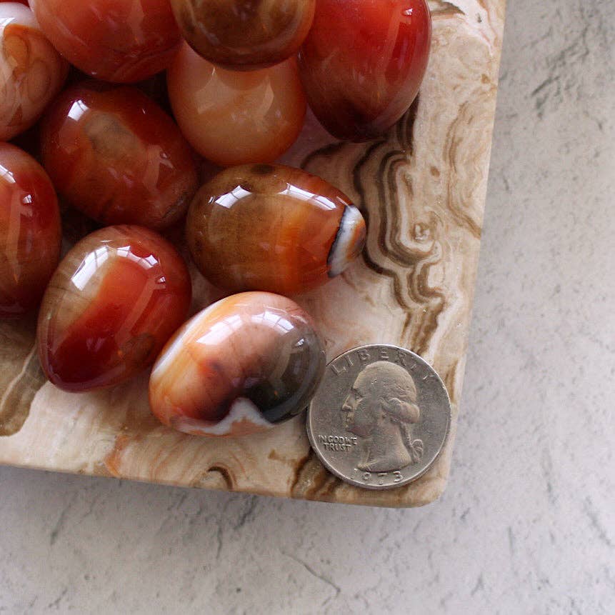 Carnelian Mini Egg crystal stone