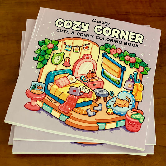 Cozy Corner - cozy & comfy coloring book by CocoWyo