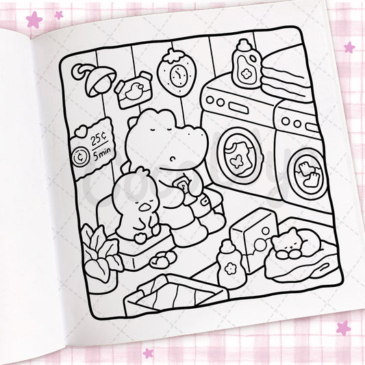 Cozy Days - cute & comfy Coco Wyo coloring book