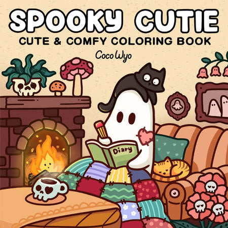 Spooky Cutie - cute & comfy coloring book by CocoWyo