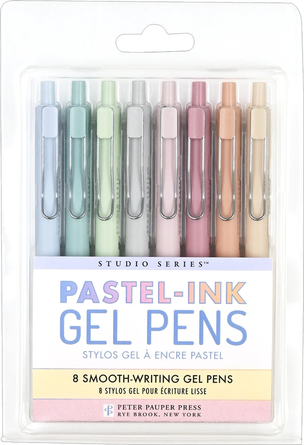 Pastel gel pens