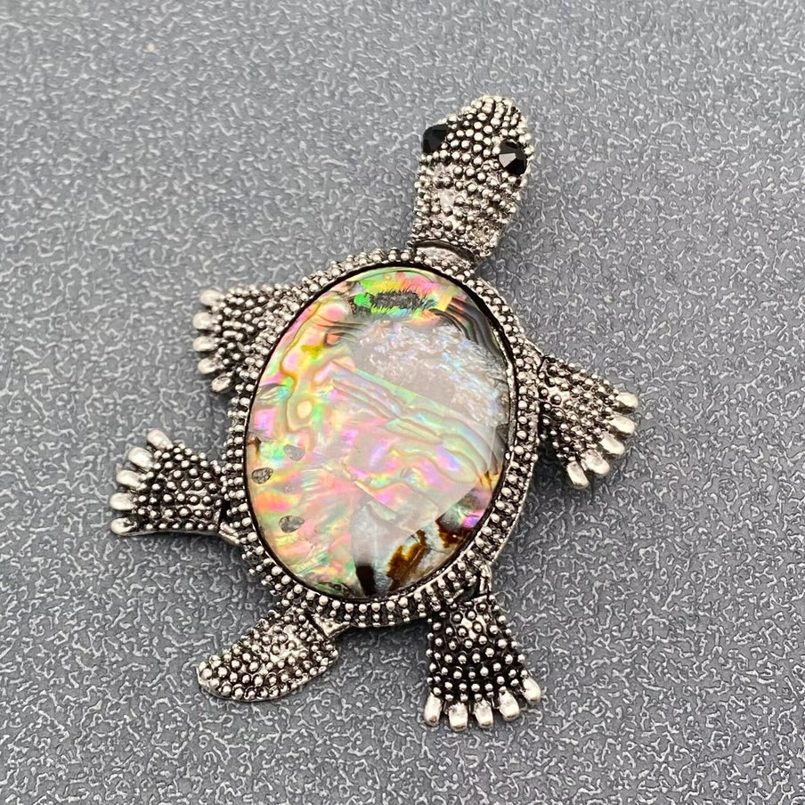 Abalone inlay brooch pins