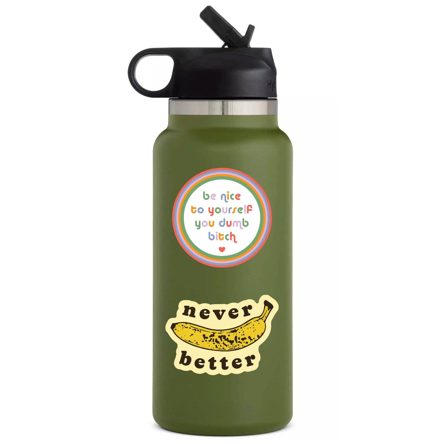 Never Better Banana Vinyl Sticker