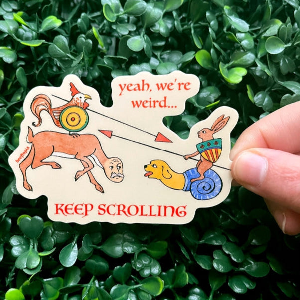 Funny Medieval vinyl stickers