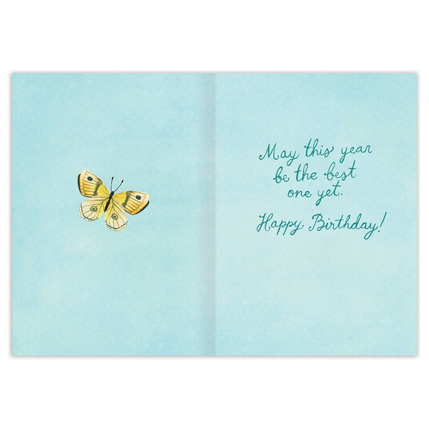 A Year of Wishes Book Stack Birthday Card - Katie Daisy