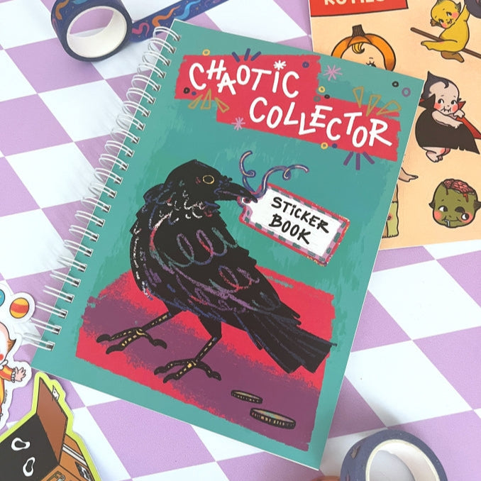 Chaotic Collector reusable sticker book