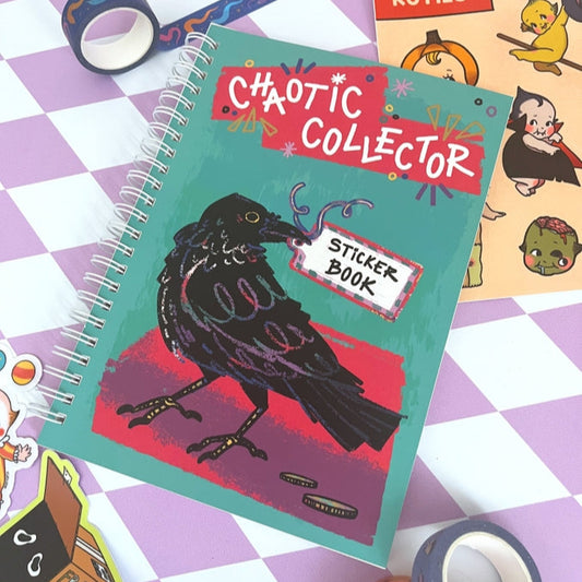 Chaotic Collector reusable sticker book