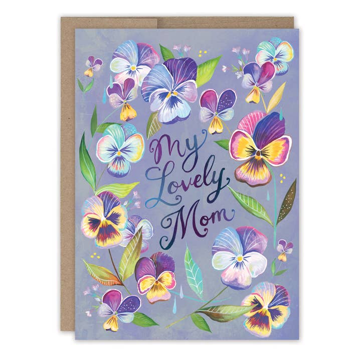 Lovely Mom mother's day card - Katie Daisy