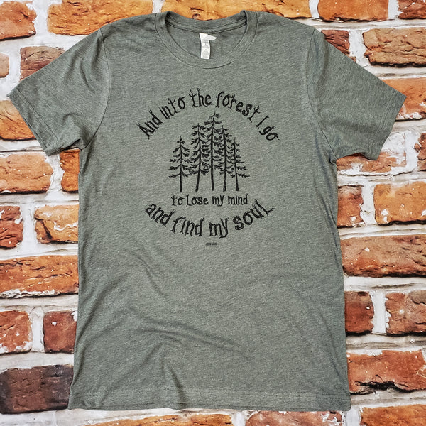 And Into the Forest unisex tshirt