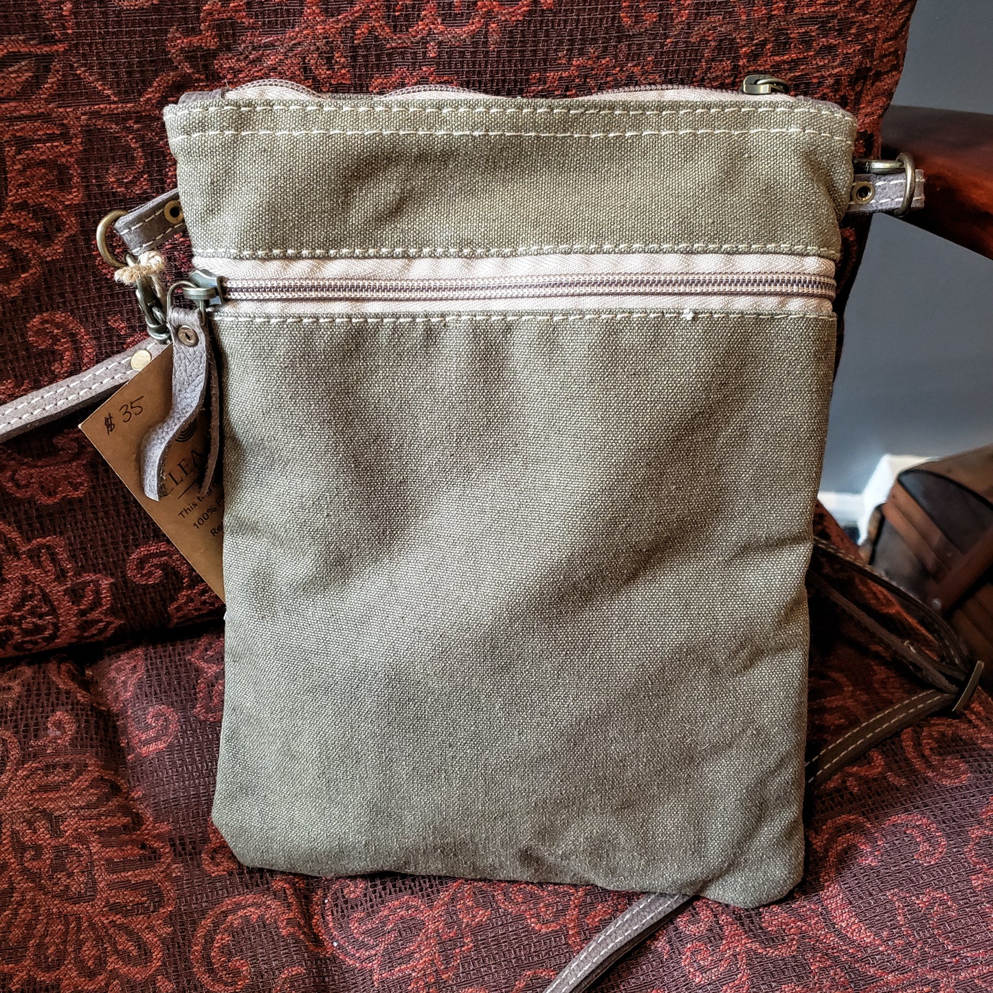 Original Whiskey re-purposed canvas bag