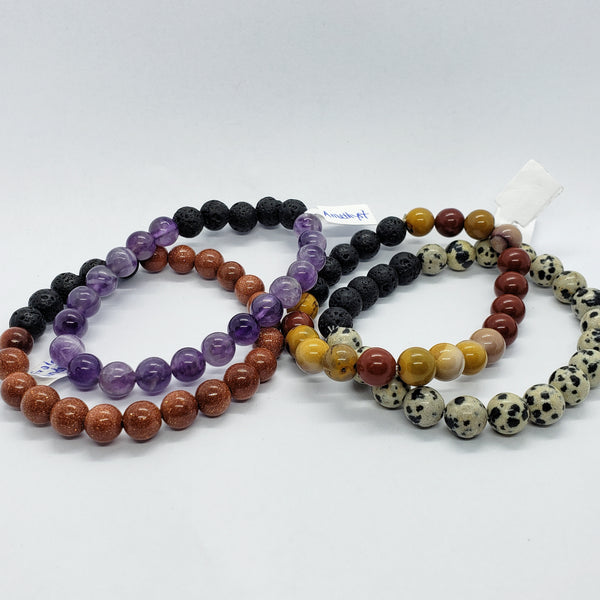 8mm Energy stone bead bracelet