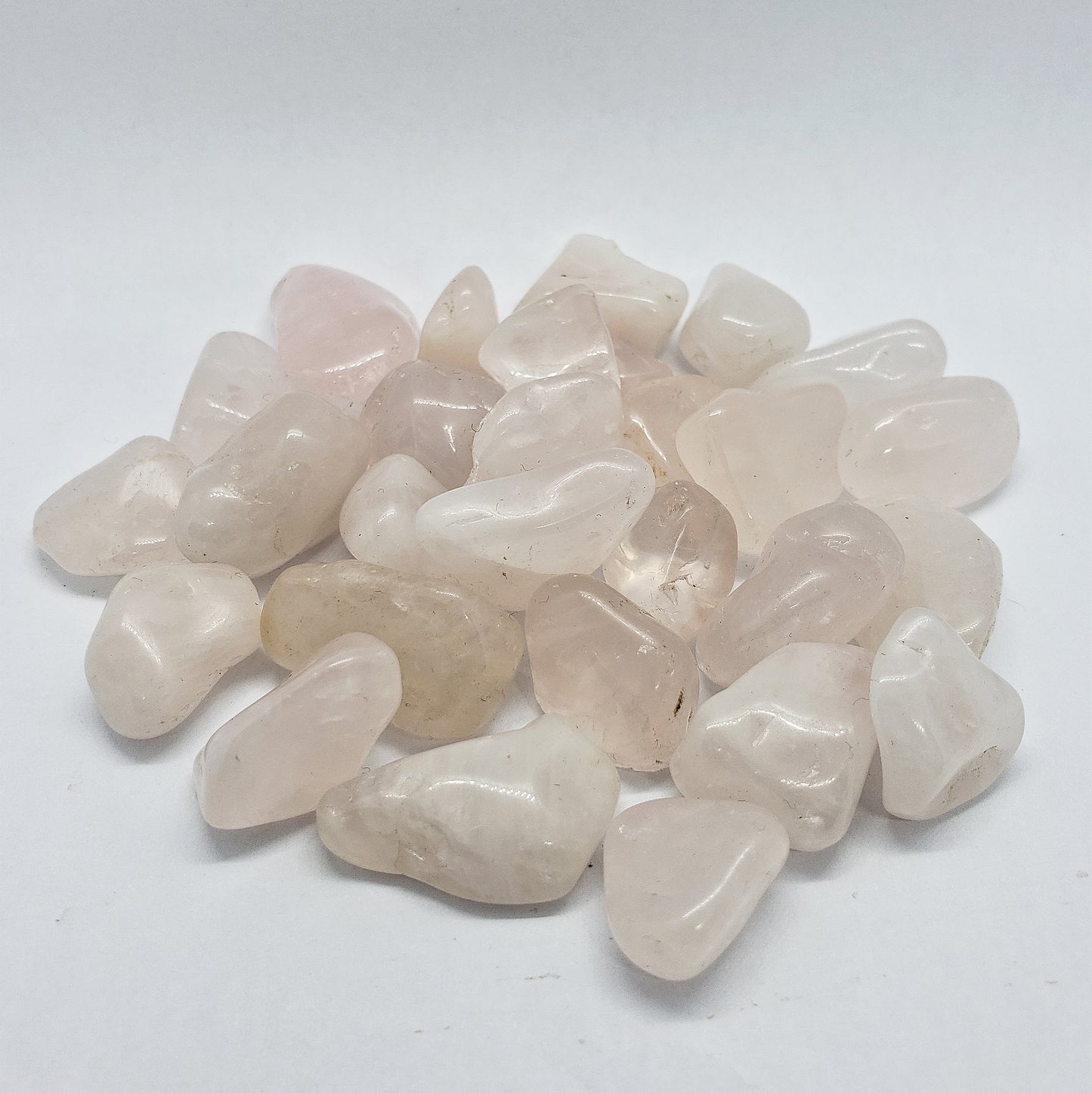 tumbled rose quartz