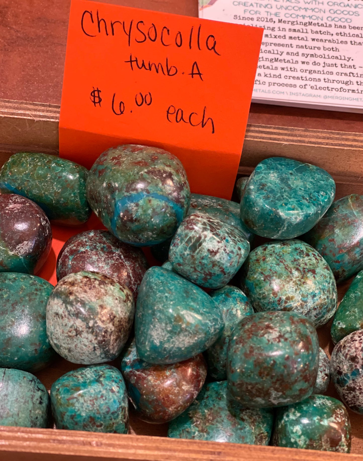 Chrysocolla tumb A