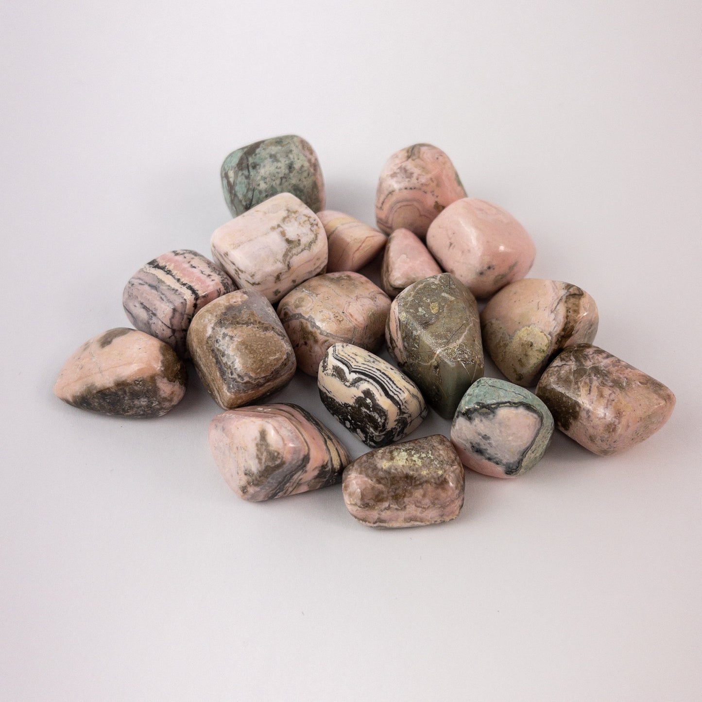 Rhodochrosite tumbled
