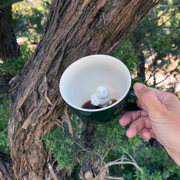 Owl creature cup