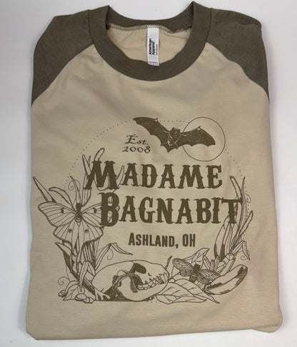 MB Curiosities unisex raglan shirt