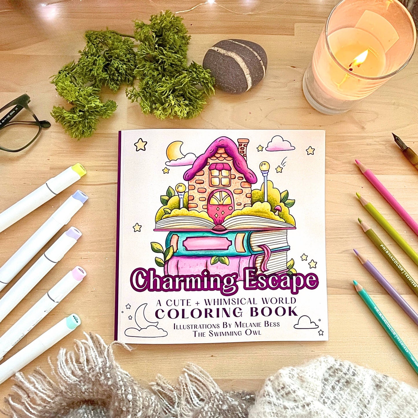 Charming Escape Coloring Book
