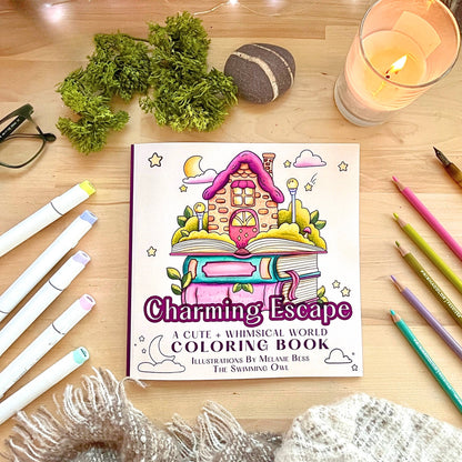 Charming Escape Coloring Book