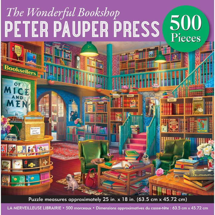 The Wonderful Bookshop 500 Piece Puzzle