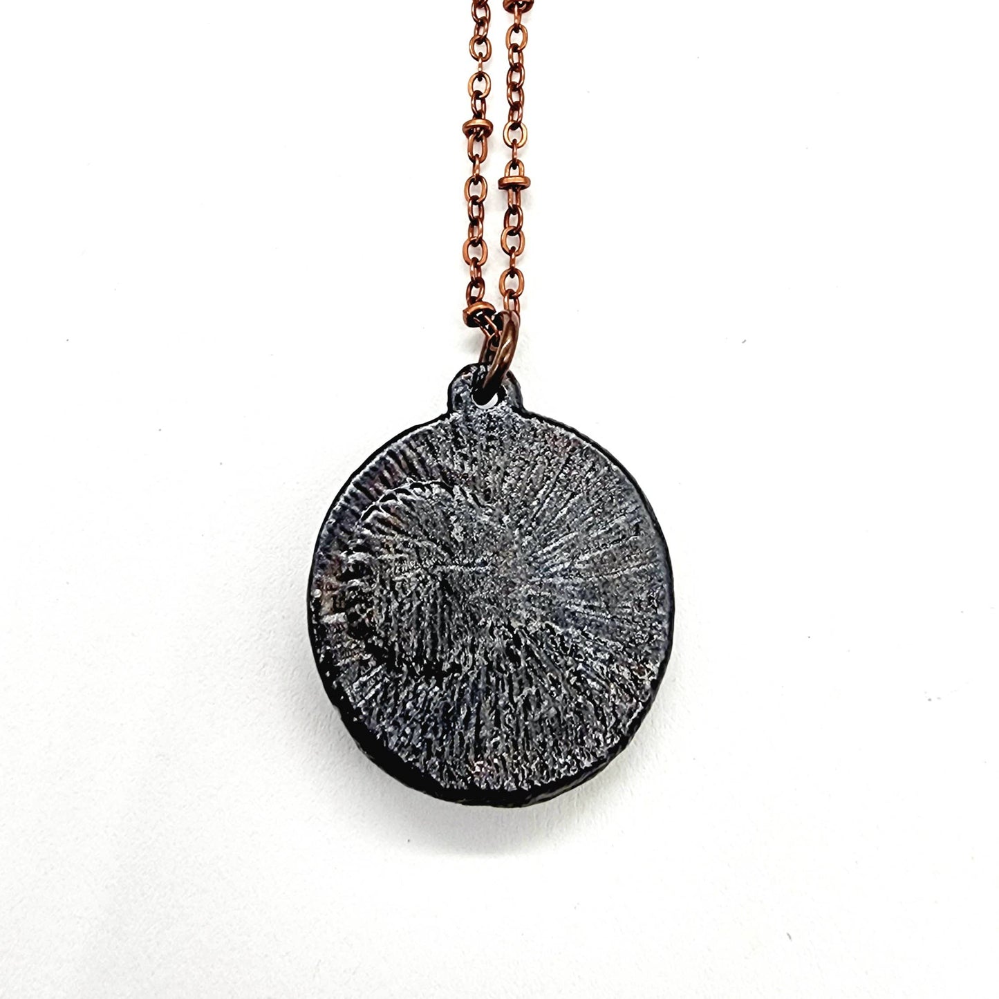 Faceted Moss Agate Fern Necklace