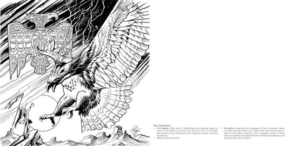 Cryptid Creatures Coloring Book
