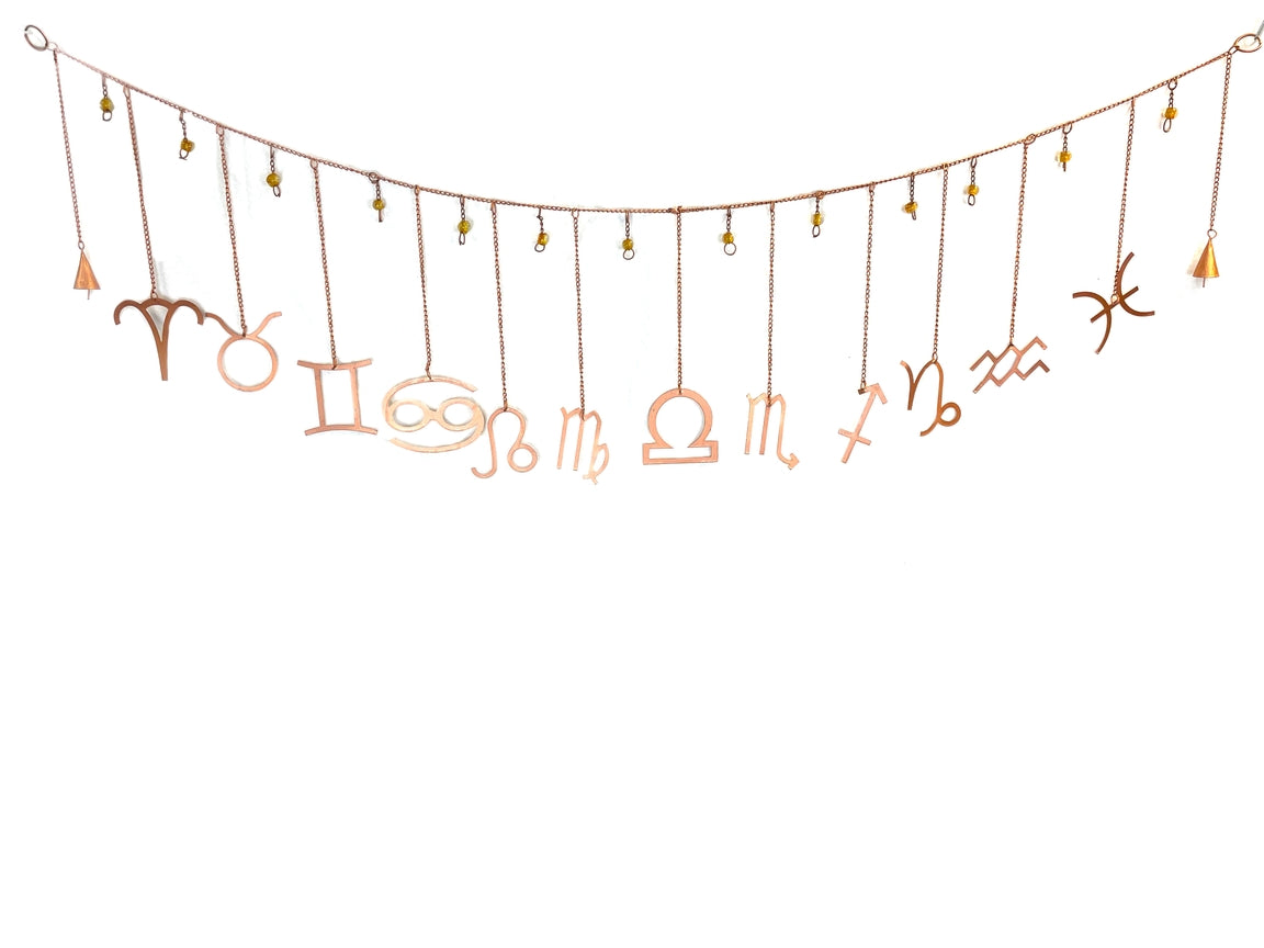 Zodiac metal garland