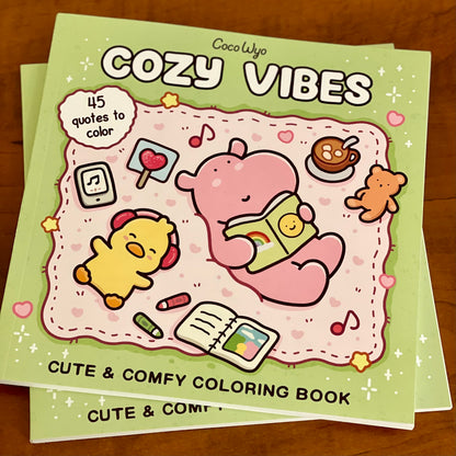 Cozy Vibes -  coloring book by CocoWyo