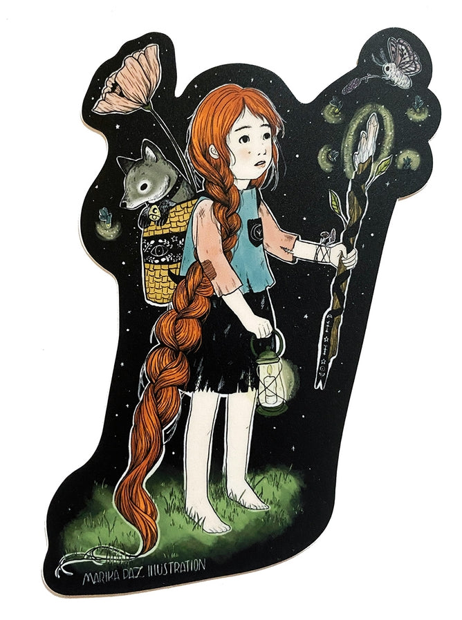 Folk art stickers - by Marika Paz