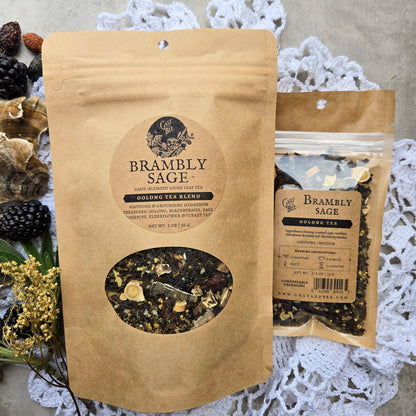 Brambly Sage- Blackberry Oolong tea Blend