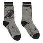 Midnight Crow Crew Socks