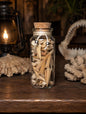 Shark Teeth & Bone Curio Bottle