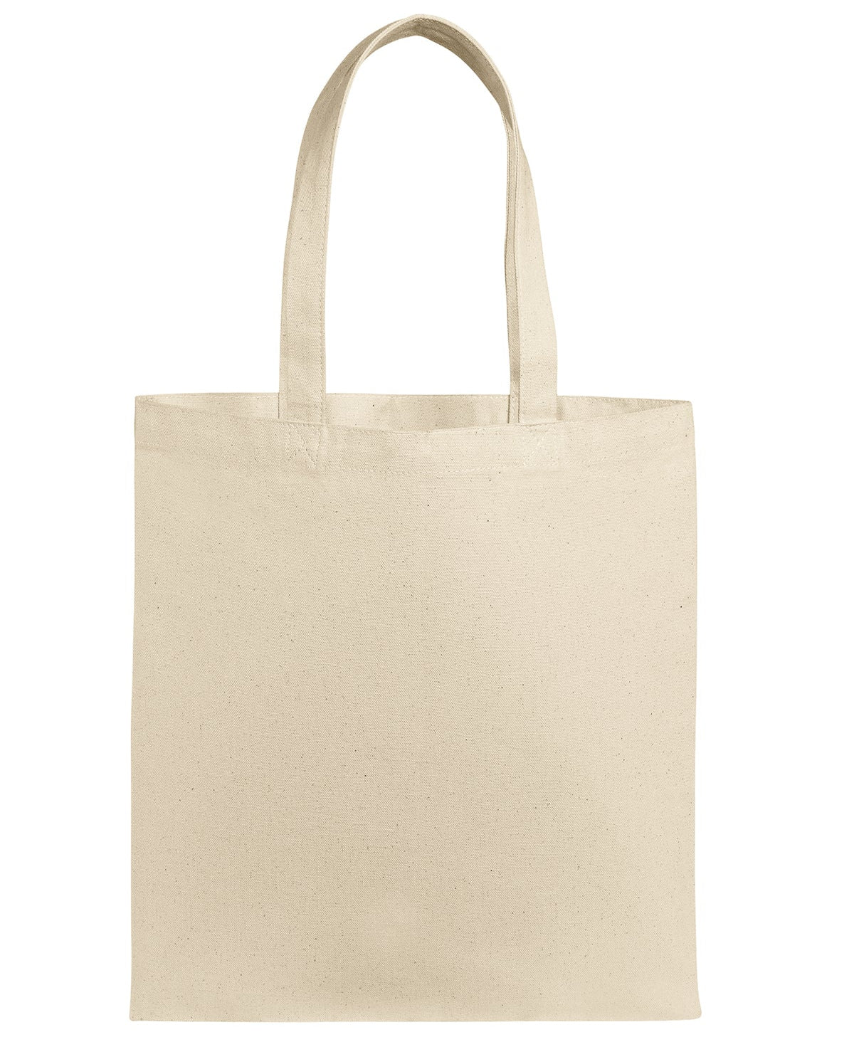 Beige tote bag on a white background