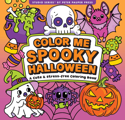 Color Me Spooky Halloween Adult Coloring Book