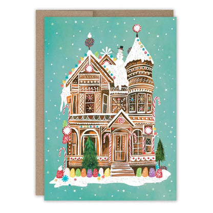 Gingerbread House Holiday Card - Katie Daisy