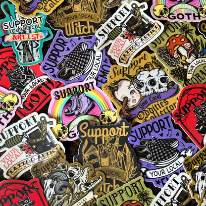Support your Local.... stickers - Holli Rose Art