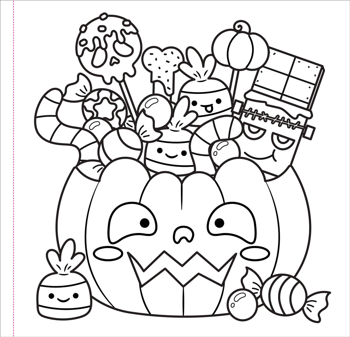 Color Me Spooky Halloween Adult Coloring Book