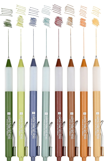 Earth Tone gel pens
