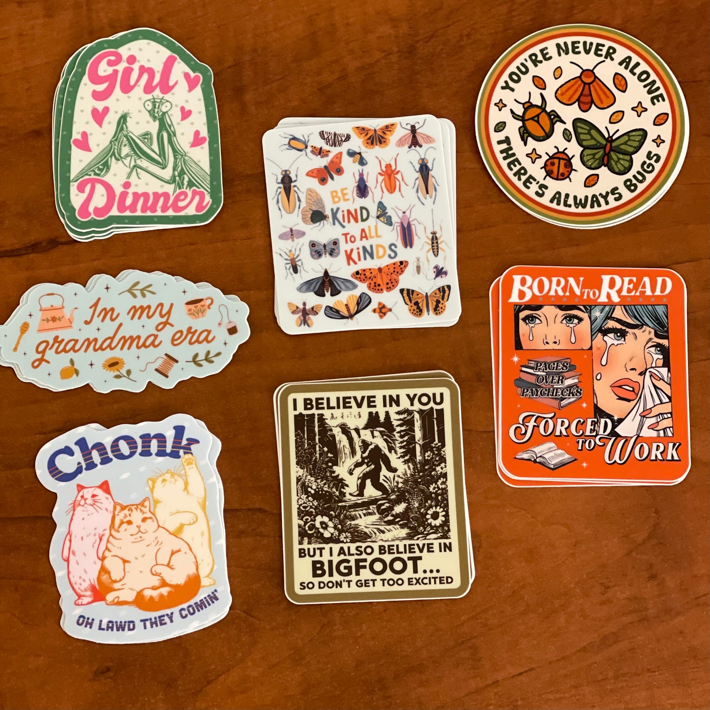 Vinyl Stickers - juju and moxie