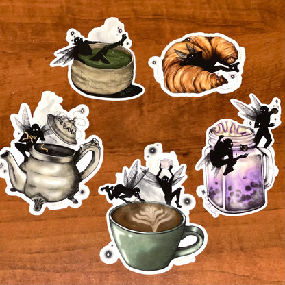 Fae Cafe stickers